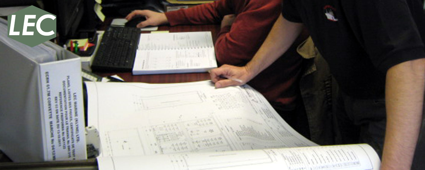 Design engineers carrying out plan approval of electrical Auto Cad (Electrical version 2013) drawings against customer specification.